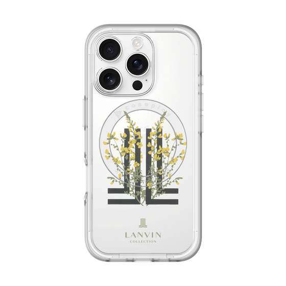 スリムプロテクションプレミアムケース with MagSafe［ LANVIN COLLECTION - フラワー ］