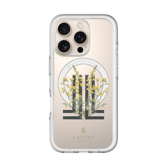 スリムプロテクションプレミアムケース with MagSafe［ LANVIN COLLECTION - フラワー ］
