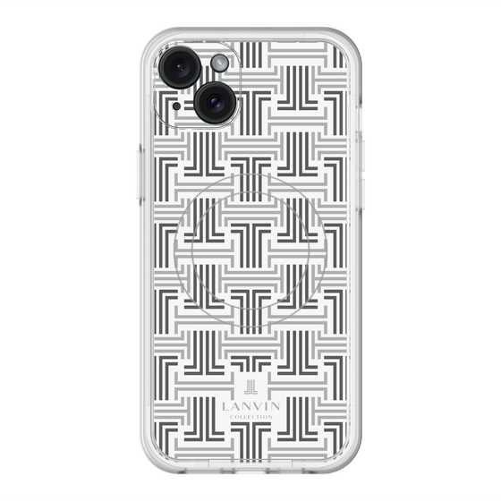 スリムプロテクションプレミアムケース with MagSafe［ LANVIN COLLECTION - モノグラム ］