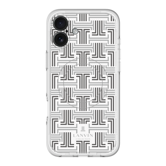スリムプロテクションプレミアムケース with MagSafe［ LANVIN COLLECTION - モノグラム ］