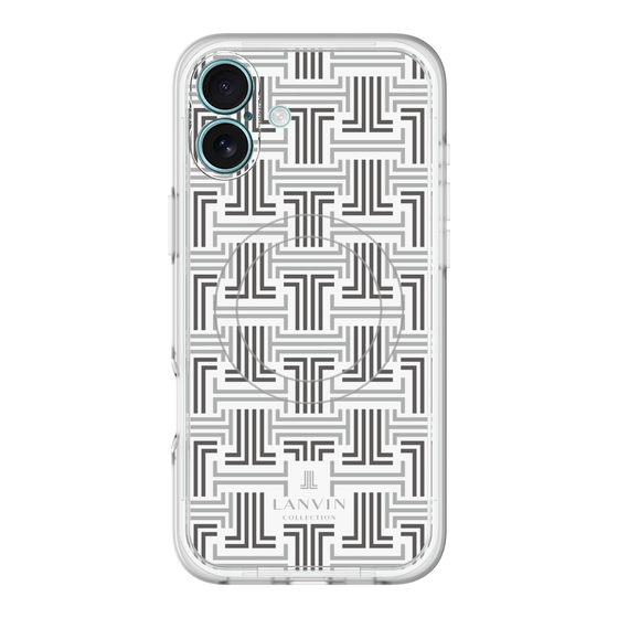 スリムプロテクションプレミアムケース with MagSafe［ LANVIN COLLECTION - モノグラム ］