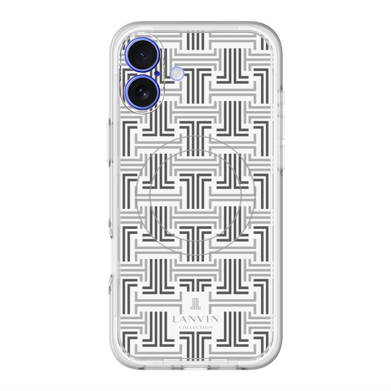スリムプロテクションプレミアムケース with MagSafe［ LANVIN COLLECTION - モノグラム ］
