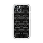 スリムプロテクションプレミアムケース with MagSafe［ LANVIN COLLECTION - モノグラム - 黒 ］
