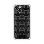 スリムプロテクションプレミアムケース with MagSafe［ LANVIN COLLECTION - モノグラム - 黒 ］