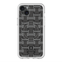 スリムプロテクションプレミアムケース with MagSafe［ LANVIN COLLECTION - モノグラム - 黒 ］