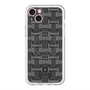 スリムプロテクションプレミアムケース with MagSafe［ LANVIN COLLECTION - モノグラム - 黒 ］