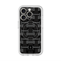 スリムプロテクションプレミアムケース with MagSafe［ LANVIN COLLECTION - モノグラム - 黒 ］