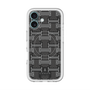 スリムプロテクションプレミアムケース with MagSafe［ LANVIN COLLECTION - モノグラム - 黒 ］