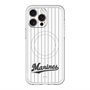スリムプロテクションプレミアムケース with MagSafe［ 千葉ロッテマリーンズ - ワードロゴ - マリーンズストライプ ］