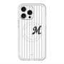 スリムプロテクションプレミアムケース with MagSafe［ 千葉ロッテマリーンズ - イニシャルロゴ - マリーンズストライプ ］