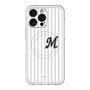 スリムプロテクションプレミアムケース with MagSafe［ 千葉ロッテマリーンズ - イニシャルロゴ - マリーンズストライプ ］