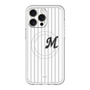 スリムプロテクションプレミアムケース with MagSafe［ 千葉ロッテマリーンズ - イニシャルロゴ - マリーンズストライプ ］