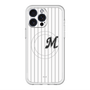 スリムプロテクションプレミアムケース with MagSafe［ 千葉ロッテマリーンズ - イニシャルロゴ - マリーンズストライプ ］