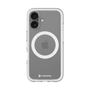 スリムプロテクションプレミアムケース with MagSafe［ オリジナル - caseplayロゴ - ホワイト/A ］
