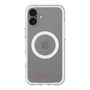 スリムプロテクションプレミアムケース with MagSafe［ オリジナル - caseplayロゴ - レッド/A ］