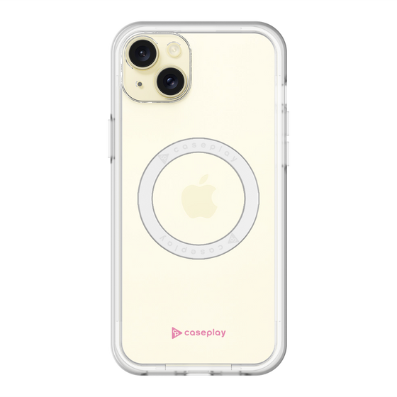 スリムプロテクションプレミアムケース with MagSafe［ オリジナル - caseplayロゴ - ピンク/A ］