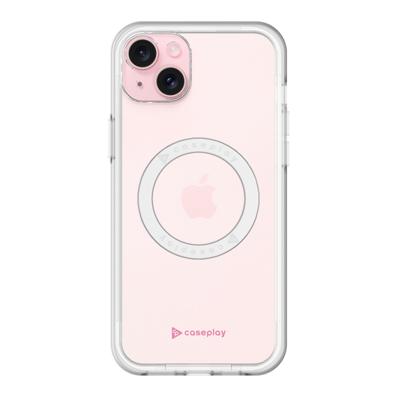 スリムプロテクションプレミアムケース with MagSafe［ オリジナル - caseplayロゴ - ピンク/A ］