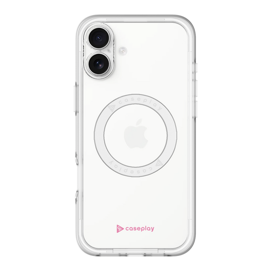 スリムプロテクションプレミアムケース with MagSafe［ オリジナル - caseplayロゴ - ピンク/A ］
