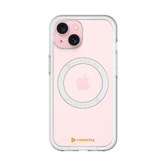 スリムプロテクションプレミアムケース with MagSafe［ オリジナル - caseplayロゴ - オレンジ/A ］