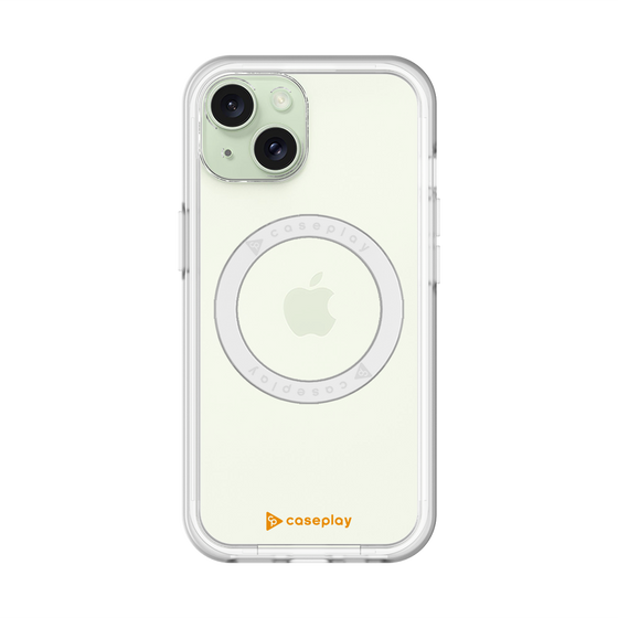 スリムプロテクションプレミアムケース with MagSafe［ オリジナル - caseplayロゴ - オレンジ/A ］