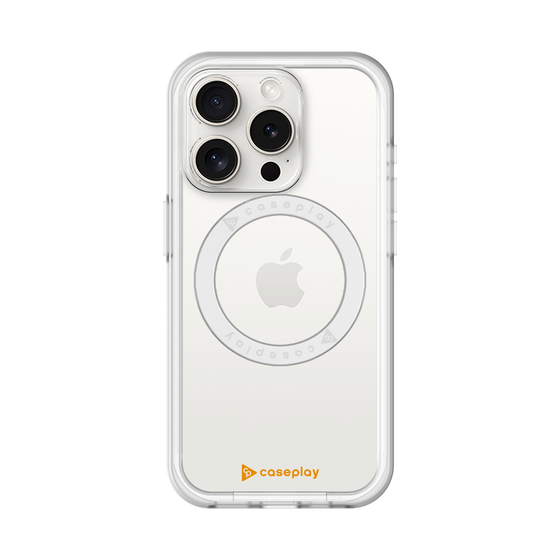 スリムプロテクションプレミアムケース with MagSafe［ オリジナル - caseplayロゴ - オレンジ/A ］