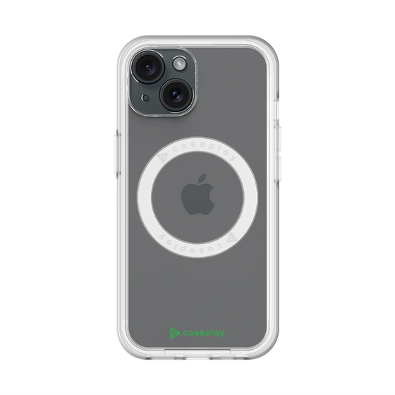 スリムプロテクションプレミアムケース with MagSafe［ オリジナル - caseplayロゴ - グリーン/A ］