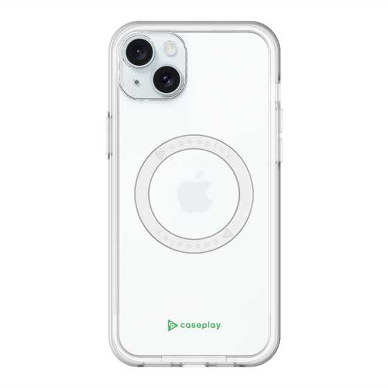 スリムプロテクションプレミアムケース with MagSafe［ オリジナル - caseplayロゴ - グリーン/A ］