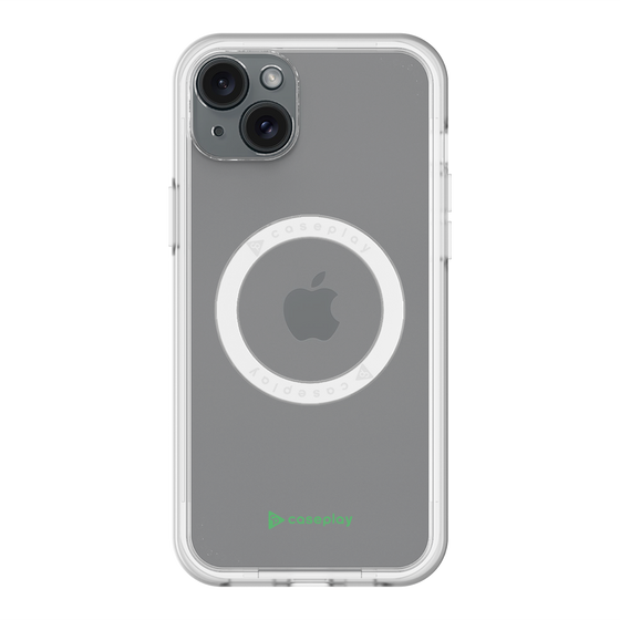 スリムプロテクションプレミアムケース with MagSafe［ オリジナル - caseplayロゴ - グリーン/A ］