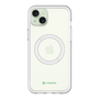 スリムプロテクションプレミアムケース with MagSafe［ オリジナル - caseplayロゴ - グリーン/A ］