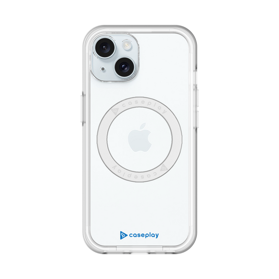 スリムプロテクションプレミアムケース with MagSafe［ オリジナル - caseplayロゴ - ブルー/A ］