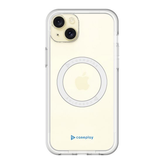 スリムプロテクションプレミアムケース with MagSafe［ オリジナル - caseplayロゴ - ブルー/A ］