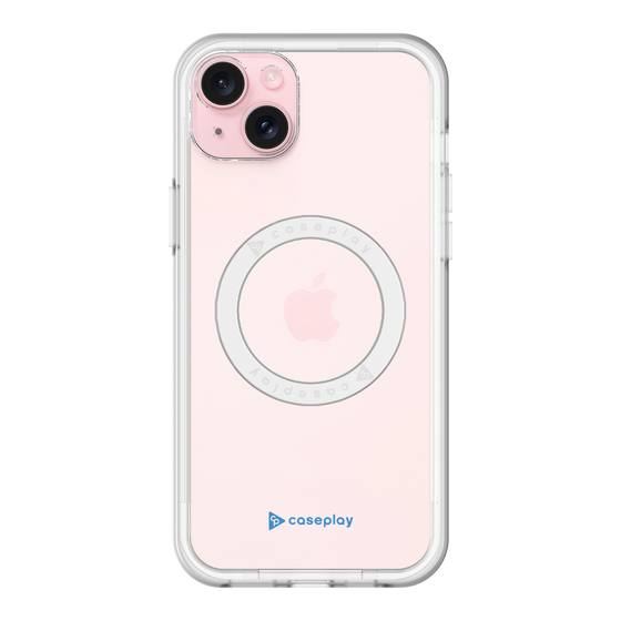 スリムプロテクションプレミアムケース with MagSafe［ オリジナル - caseplayロゴ - ブルー/A ］