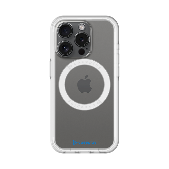 スリムプロテクションプレミアムケース with MagSafe［ オリジナル - caseplayロゴ - ブルー/A ］