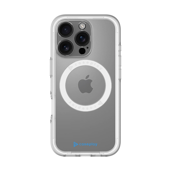 スリムプロテクションプレミアムケース with MagSafe［ オリジナル - caseplayロゴ - ブルー/A ］