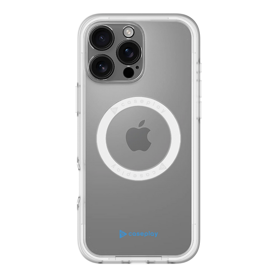スリムプロテクションプレミアムケース with MagSafe［ オリジナル - caseplayロゴ - ブルー/A ］