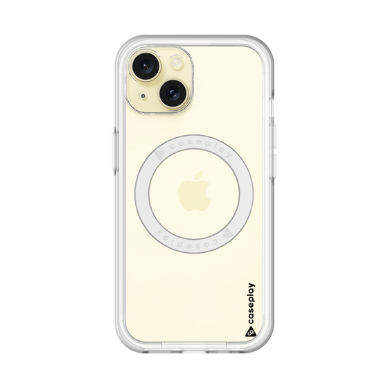 スリムプロテクションプレミアムケース with MagSafe［ オリジナル - caseplayロゴ - ブラック/B ］