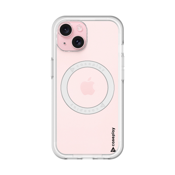 スリムプロテクションプレミアムケース with MagSafe［ オリジナル - caseplayロゴ - ブラック/B ］
