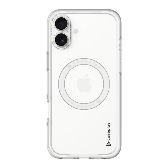 スリムプロテクションプレミアムケース with MagSafe［ オリジナル - caseplayロゴ - ブラック/B ］