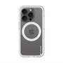 スリムプロテクションプレミアムケース with MagSafe［ オリジナル - caseplayロゴ - ホワイト/B ］