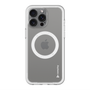 スリムプロテクションプレミアムケース with MagSafe［ オリジナル - caseplayロゴ - ホワイト/B ］