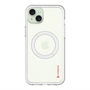 スリムプロテクションプレミアムケース with MagSafe［ オリジナル - caseplayロゴ - レッド/B ］