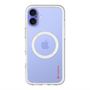 スリムプロテクションプレミアムケース with MagSafe［ オリジナル - caseplayロゴ - レッド/B ］