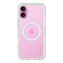 スリムプロテクションプレミアムケース with MagSafe［ オリジナル - caseplayロゴ - ピンク/B ］
