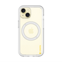 スリムプロテクションプレミアムケース with MagSafe［ オリジナル - caseplayロゴ - イエロー/B ］