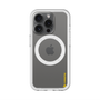 スリムプロテクションプレミアムケース with MagSafe［ オリジナル - caseplayロゴ - イエロー/B ］
