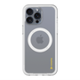 スリムプロテクションプレミアムケース with MagSafe［ オリジナル - caseplayロゴ - イエロー/B ］