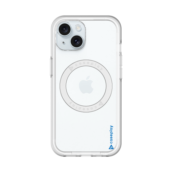 スリムプロテクションプレミアムケース with MagSafe［ オリジナル - caseplayロゴ - ブルー/B ］