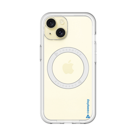 スリムプロテクションプレミアムケース with MagSafe［ オリジナル - caseplayロゴ - ブルー/B ］