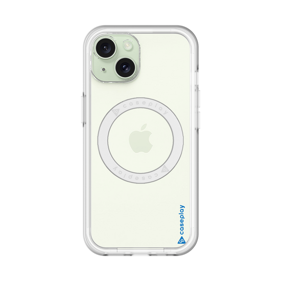 スリムプロテクションプレミアムケース with MagSafe［ オリジナル - caseplayロゴ - ブルー/B ］