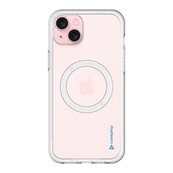 スリムプロテクションプレミアムケース with MagSafe［ オリジナル - caseplayロゴ - ブルー/B ］